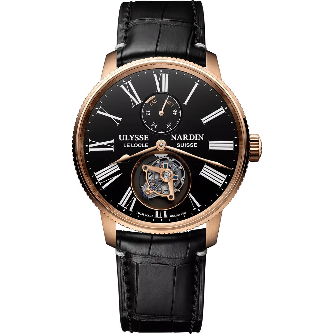 Marine Torpilleur Tourbillon 42mm Rose Gold
