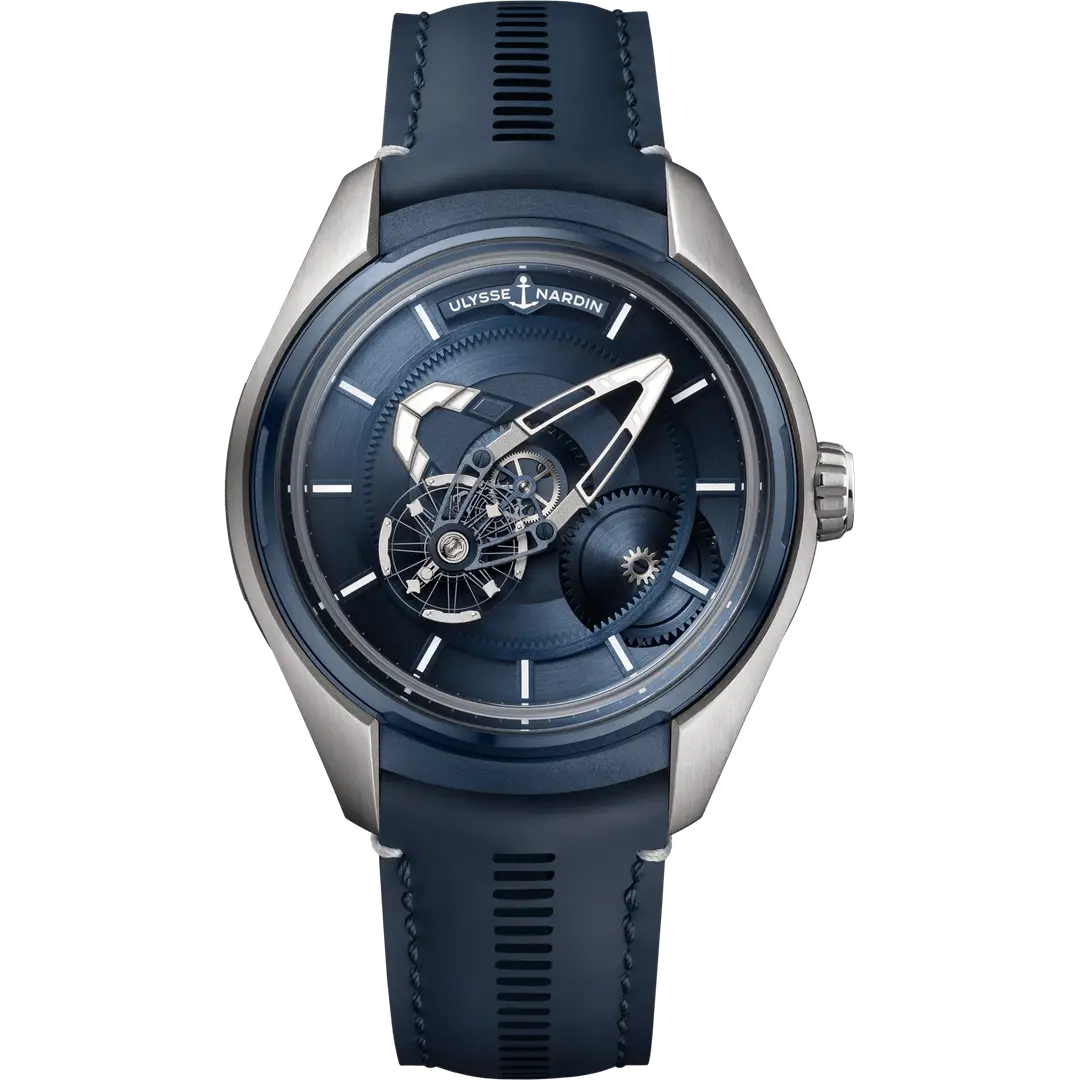 Freak X Ti Blue 43mm Titanium