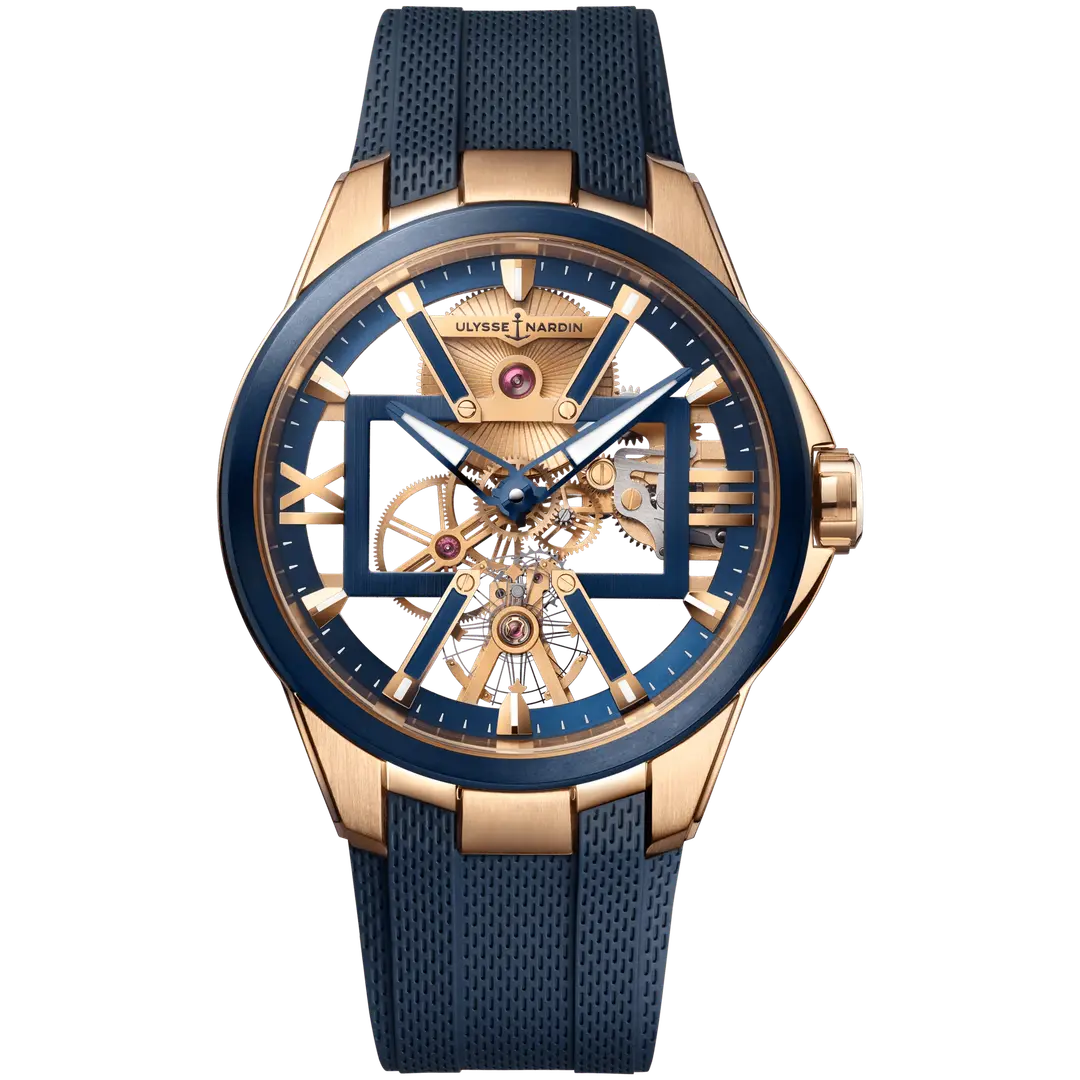 Blast Skeleton X 42mm Rose Gold