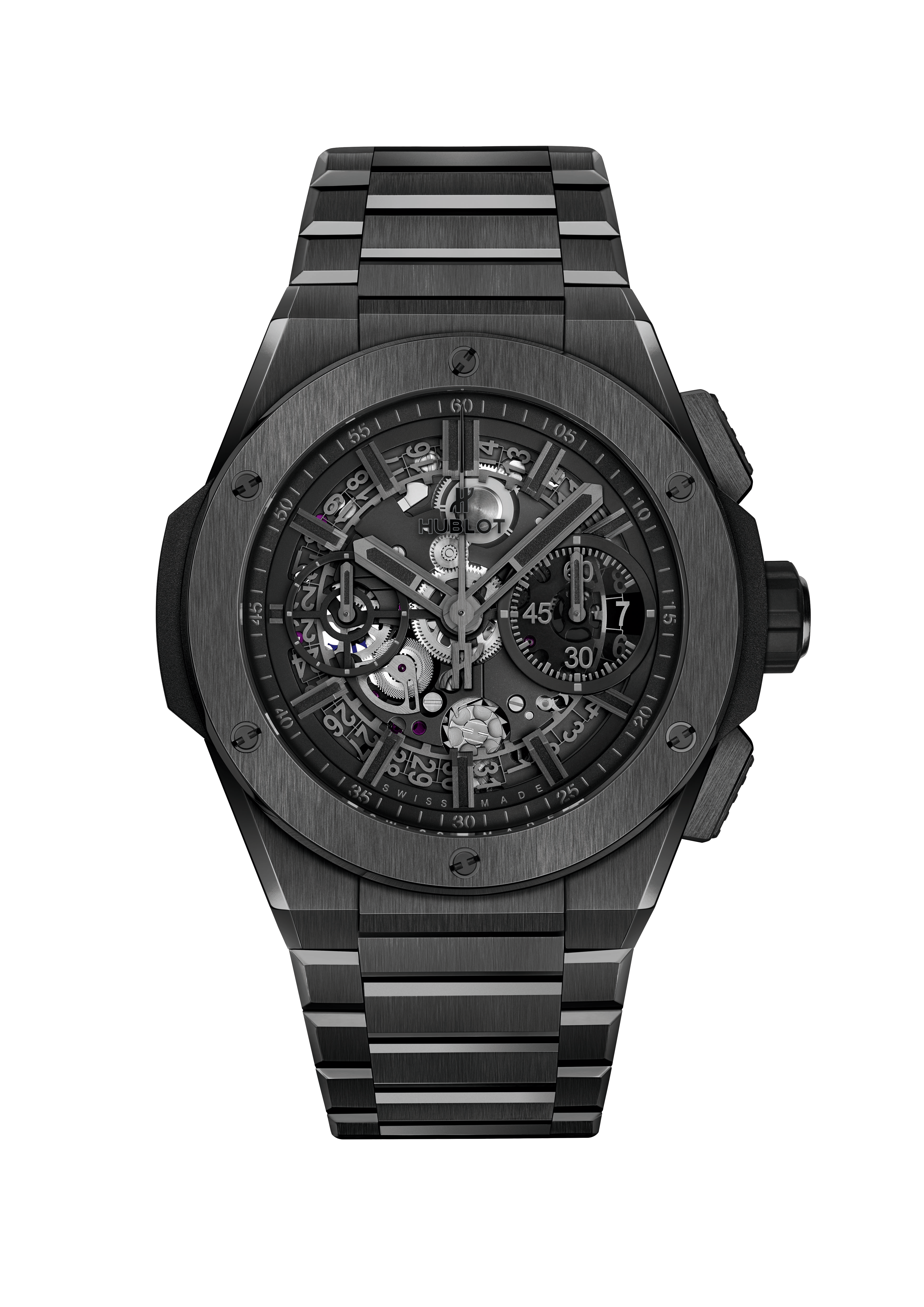 BIG BAN CERAMIC INTEGRAL BRACELET ALL BLACK 42MM
