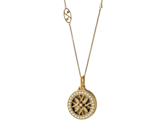 Yellow Gold Floral Image Gate