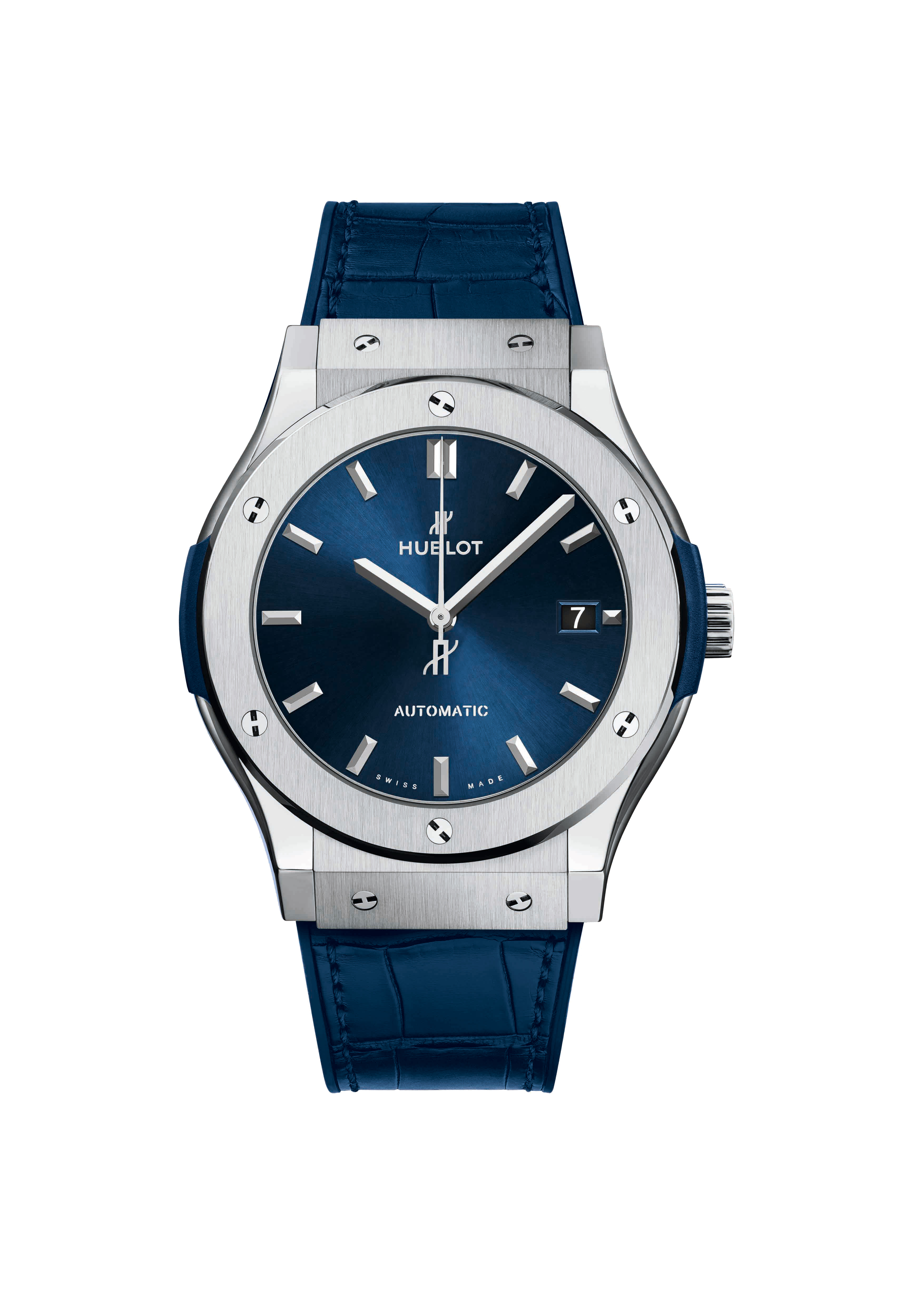 CLASSIC FUSION TITANIUM BLUE 45 MM