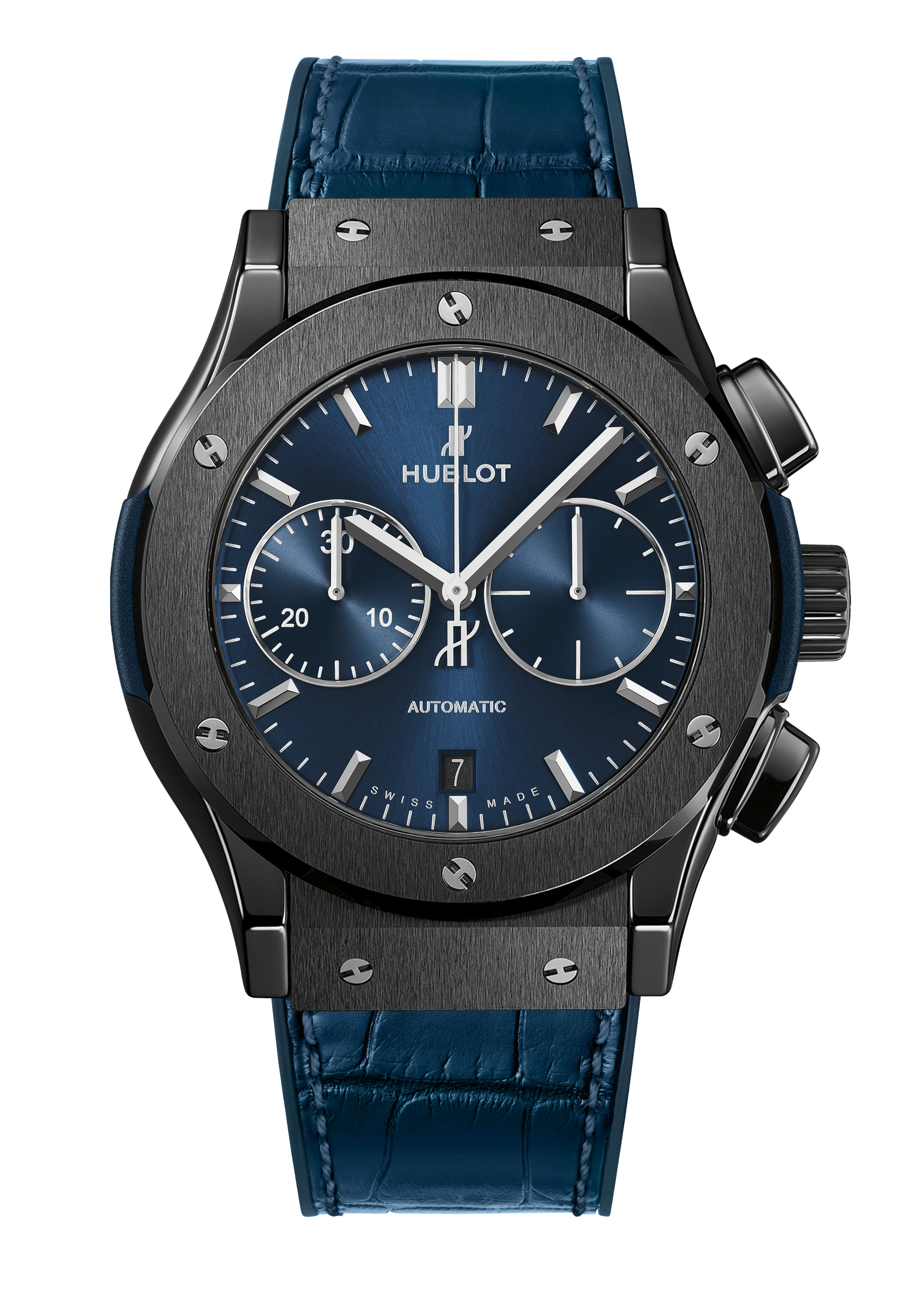 CLASSIC FUSION CHRONOGRAPH CERAMIC BLUE 45 MM