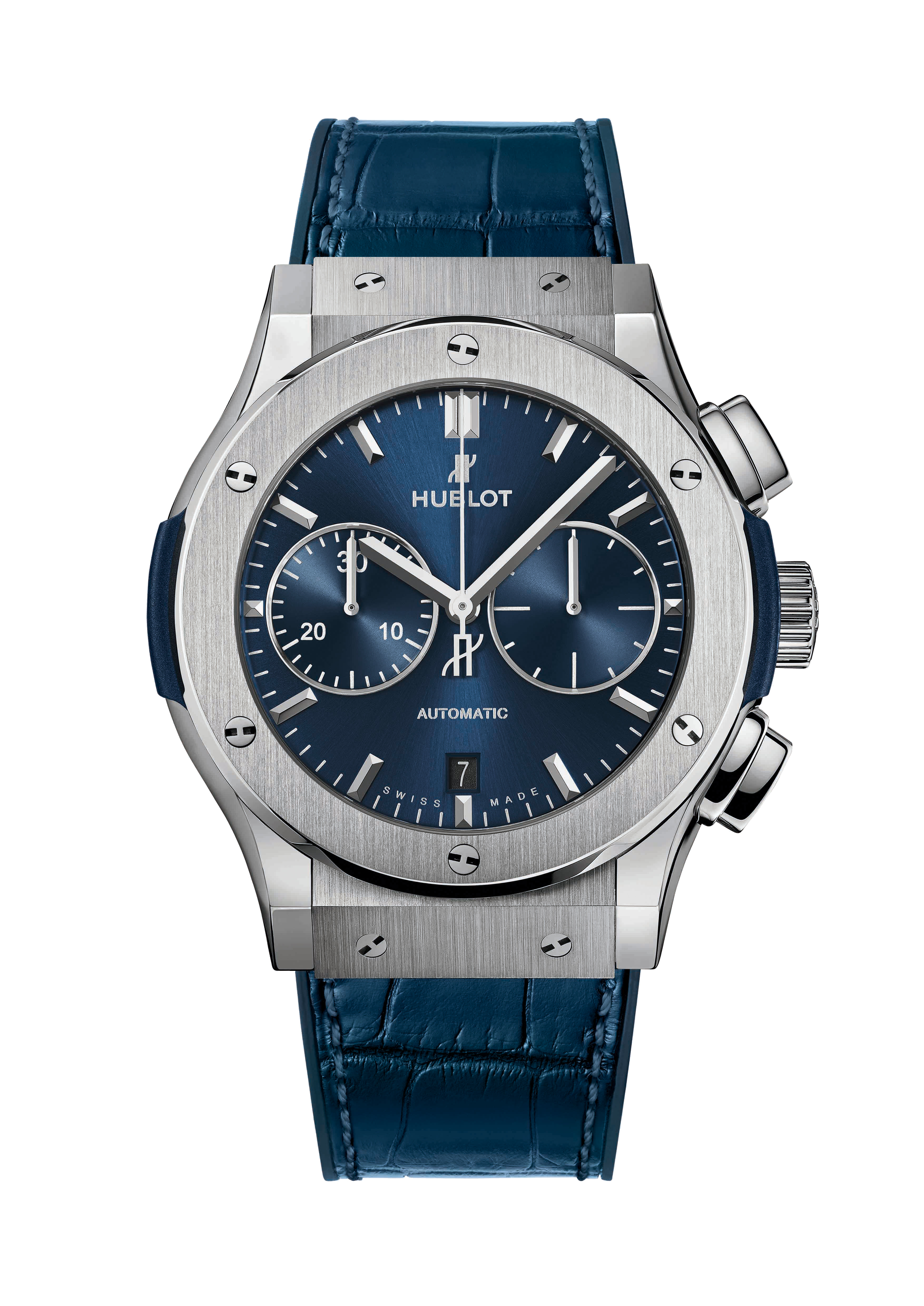 CLASSIC FUSION CHRONOGRAPH TITANIUM BLUE 45 MM
