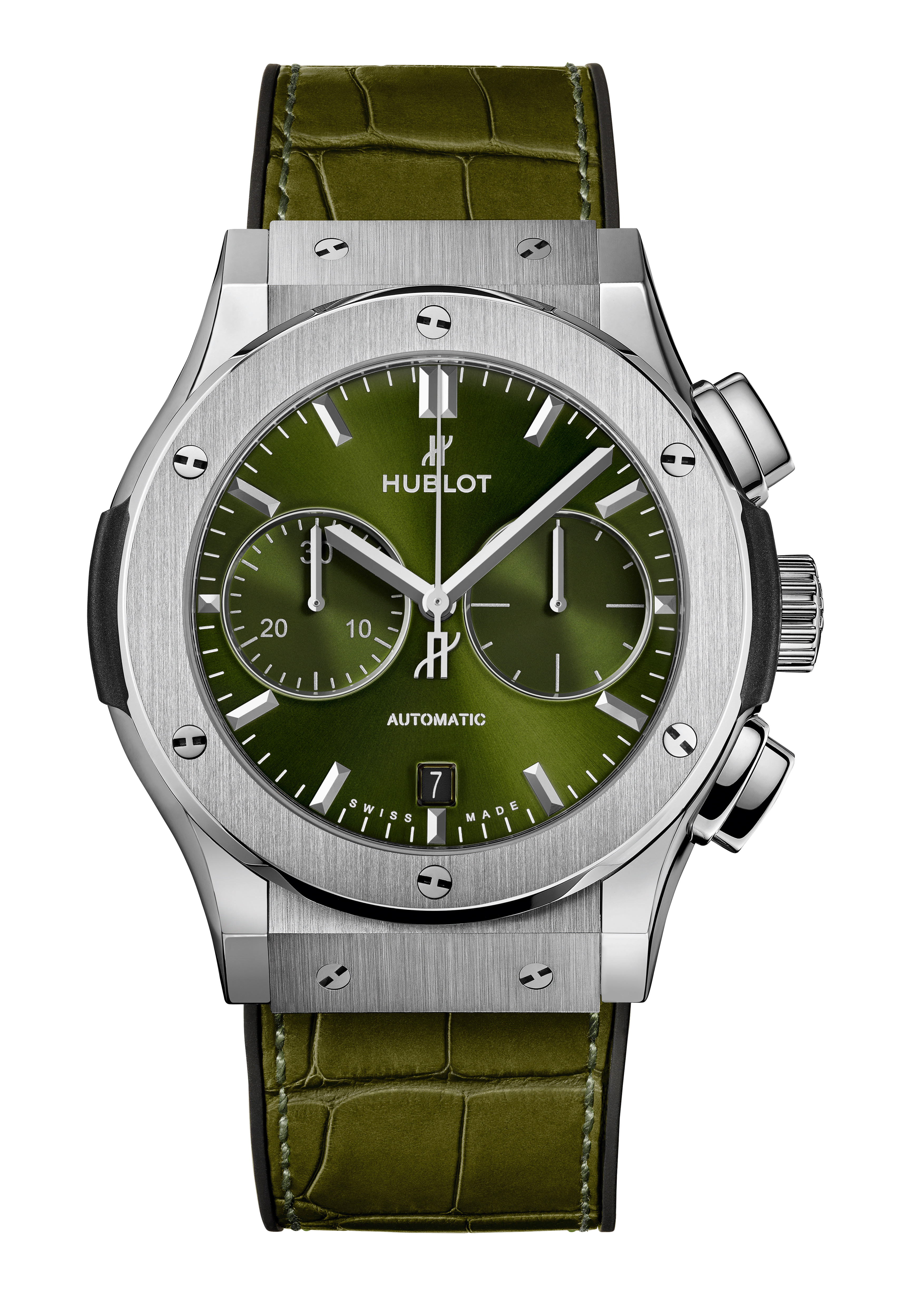 CLASSIC FUSION CHRONOGRAPH TITANIUM GREEN 45 MM