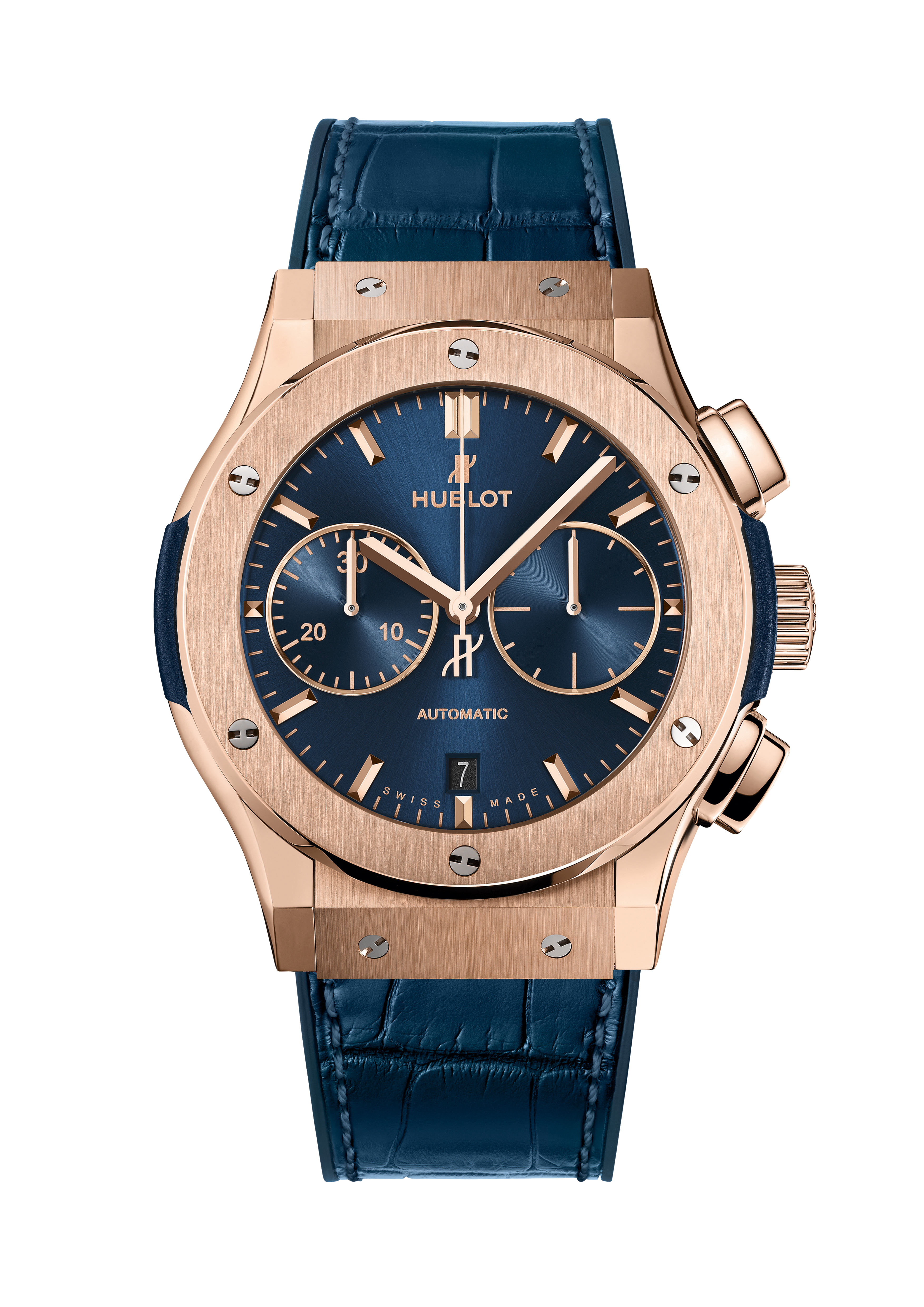 CLASSIC FUSION CHRONOGRAPH KING GOLD BLUE 45 MM