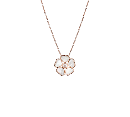 PENDANT HAPPY HEARTS FLOWER WITH CHAIN