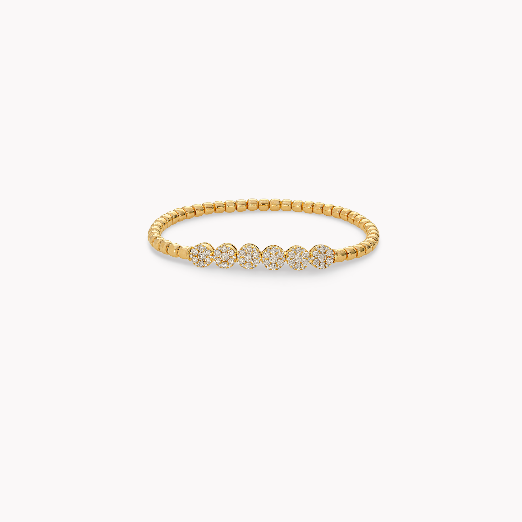 18kt Yellow Gold Diamond Bracelet