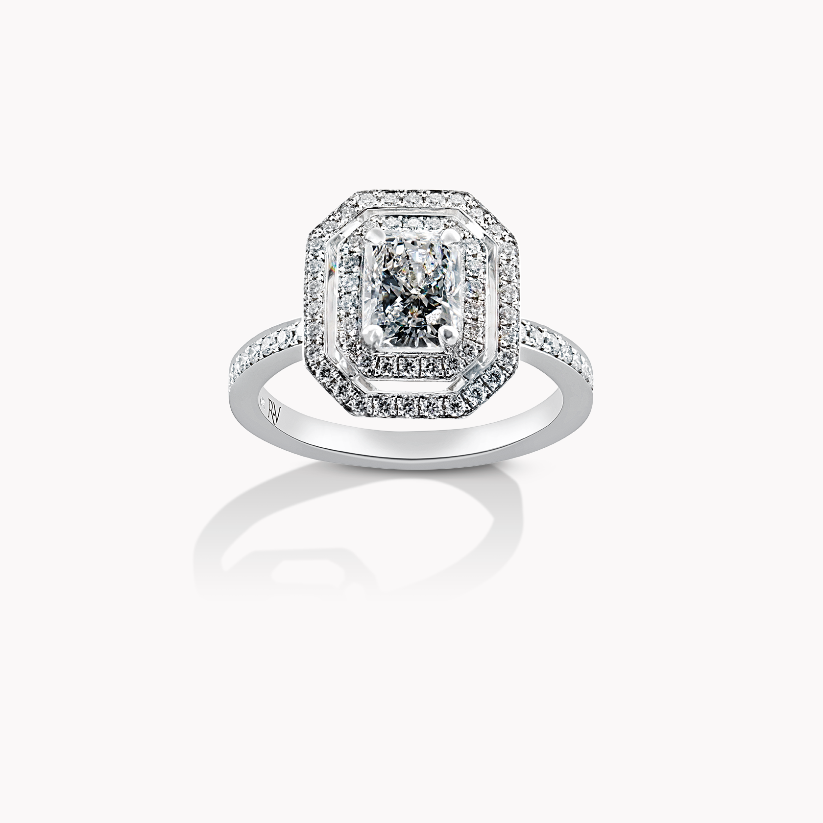 18kt White Gold 1.01ct Diamond Ring
