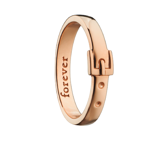 Rose Gold Poesy  w/Buckle Forever