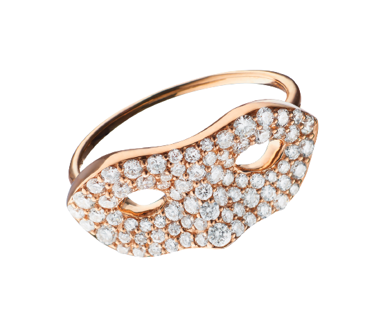 Rose Gold Mask Ring